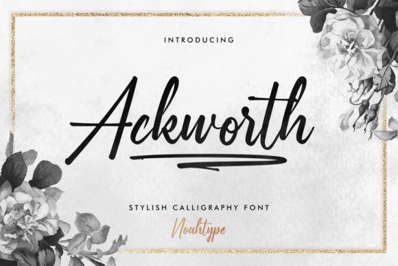 Ackworth: A Script Font That Elevates Brand Identity