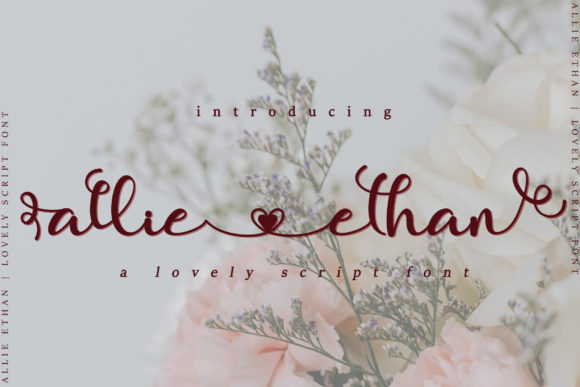 Allie Ethan: A Sweet Script Font for Branding