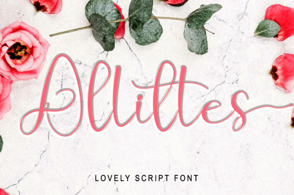 Allittes: A Modern Script Font for Web Design