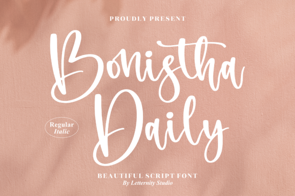 Bonistha Daily: A Script Font for Clear Campaigns