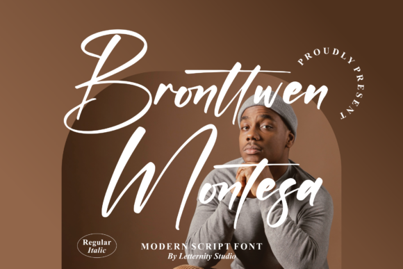 Bronttwen Montesa: A Modern Script Font for Web Design