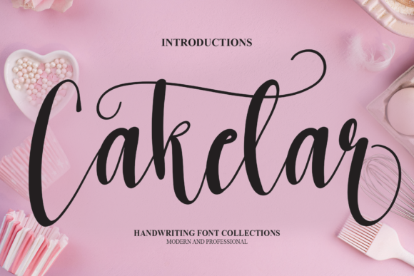 Caketar: A Script Font for Stronger Branding