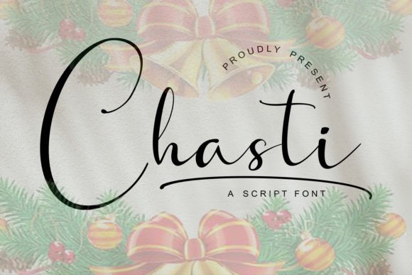 Chasti Font: A Dry-Brush Script for Crafters