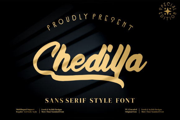 Chedillla: A Bold Handwritten Font for Branding