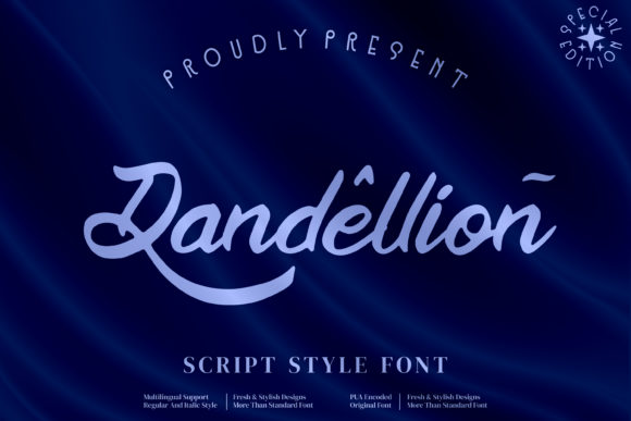 Dandellion: A Script Font for Digital Branding
