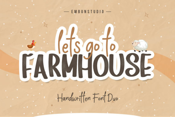 Go to Farmhouse: A Warm Typeface for Editorial Design