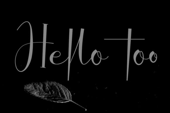 Hello Too: A Charming Handwritten Font for Web Design