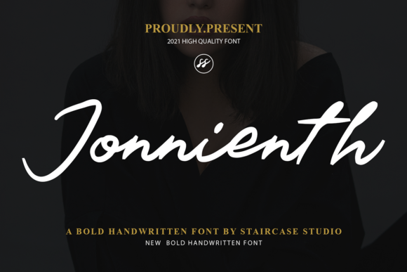 Jonnienth: A Bold Handwritten Typeface for Editorial Design