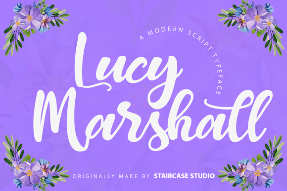 Lucy Marshall: A Bold Script Font for Web Design