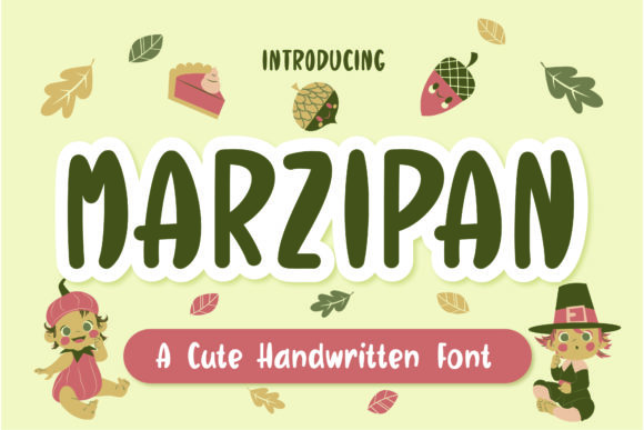 Marzipan: A Handwritten Font for Crafters