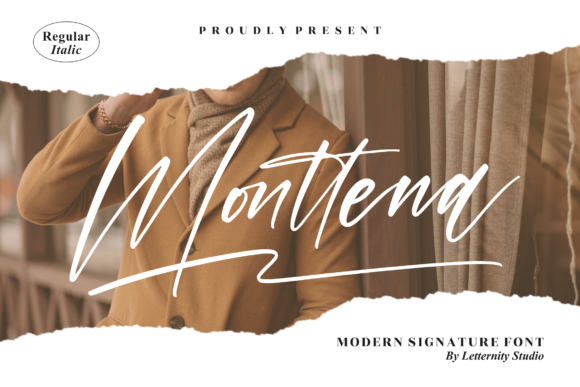 Monttena: A Script Font for Stronger Branding