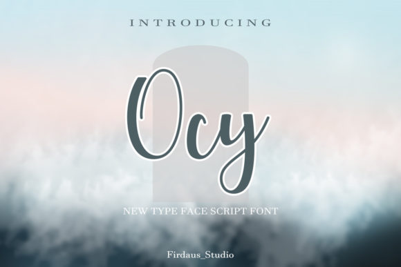 Ocy Font Review: A Modern Script for Millennial Brands