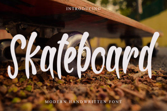 Skateboard Font: A Bold Handwritten Typeface for Modern Brands
