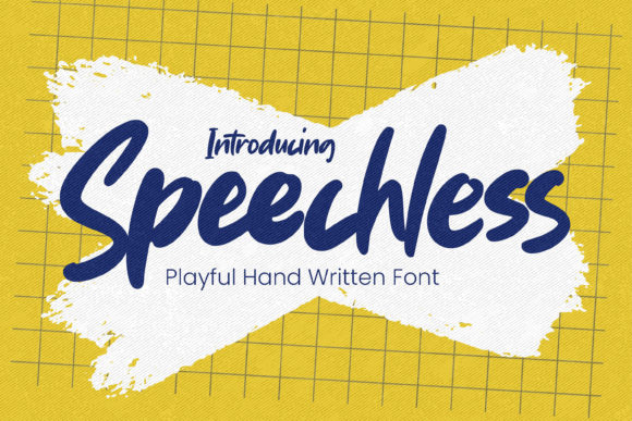 Speechless: A Handwritten Font for Editorial Design