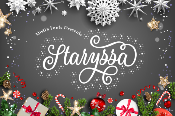 Staryssa: A Starry Script Font for Branding