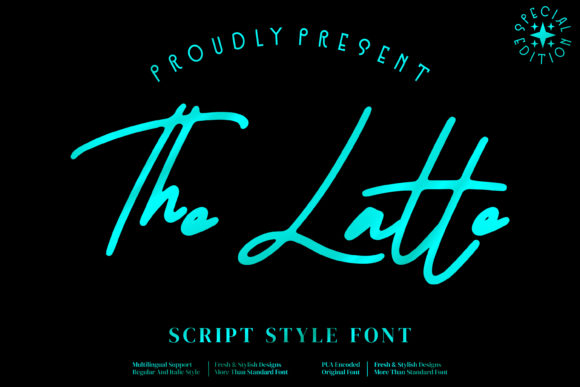 The Latte Typeface for Web Design