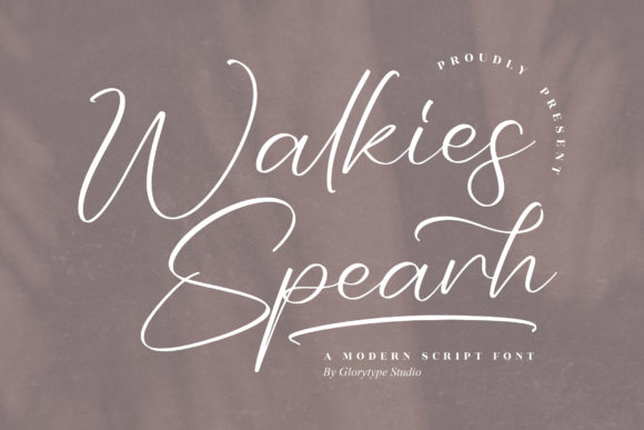 Walkies Spearh: A Script Font for Editorial Design